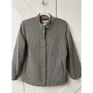 Huis Clos Wool Blend Zipper Jacket Size 12